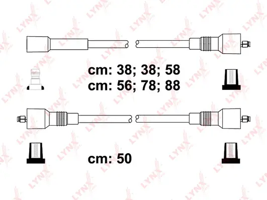 Kit de câbles d'allumage LYNXAUTO SPC5938