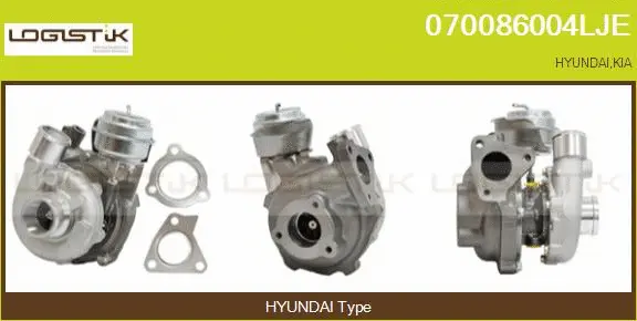Turbocompresseur, suralimentation LGK 070086004LJE