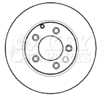 Disque de frein KEY PARTS KBD5131