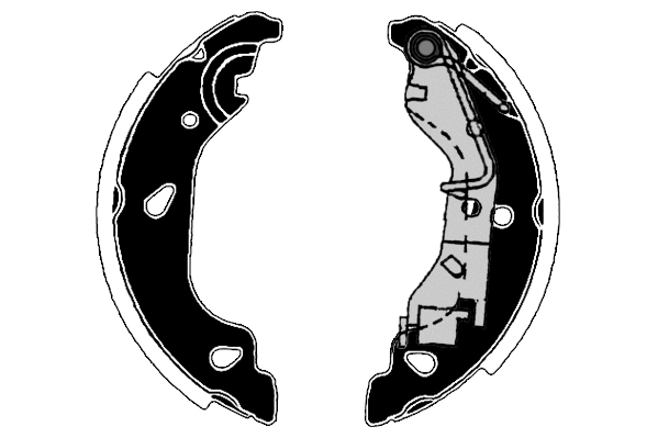 Jeu de mâchoires de frein RAICAM RA27900