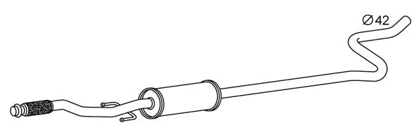 Silencieux central VEGAZ GmbH CS-402