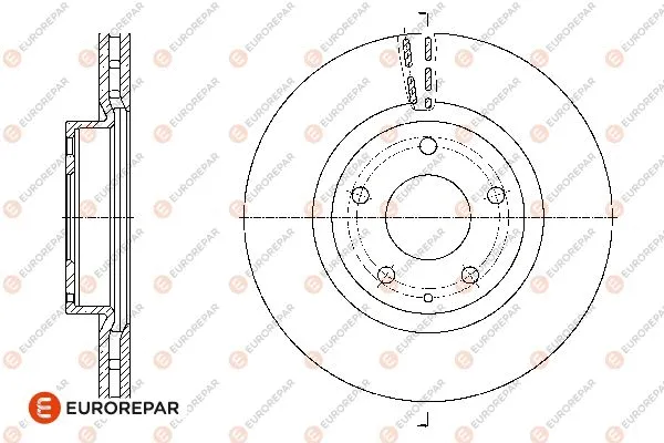 Disque de frein EUROREPAR 1676008580