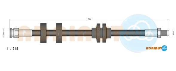 Flexible de frein ADRIAUTO 11.1318