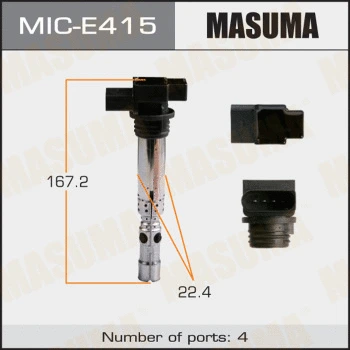 Bobine d'allumage MASUMA MIC-E415