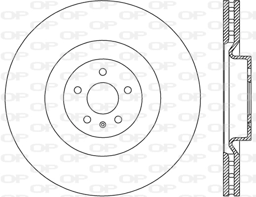 Disque de frein OPEN PARTS BDR2834.20