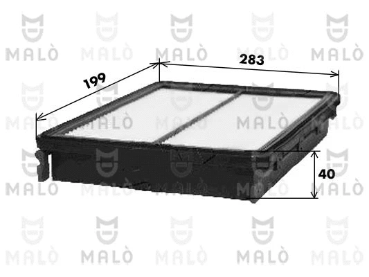 Filtre à air AKRON-MALÒ 1500652