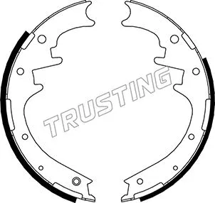 Jeu de mâchoires de frein TRUSTING 040.154