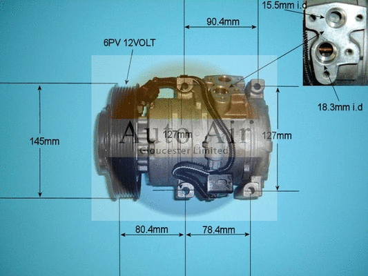 Compresseur, climatisation AUTO AIR GLOUCESTER 14-5341R