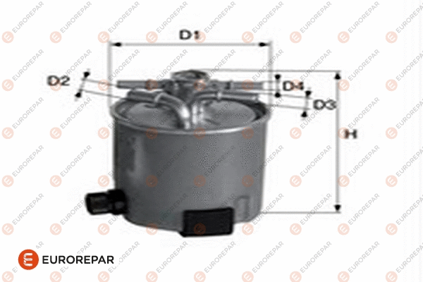 Filtre à carburant EUROREPAR 1682252880