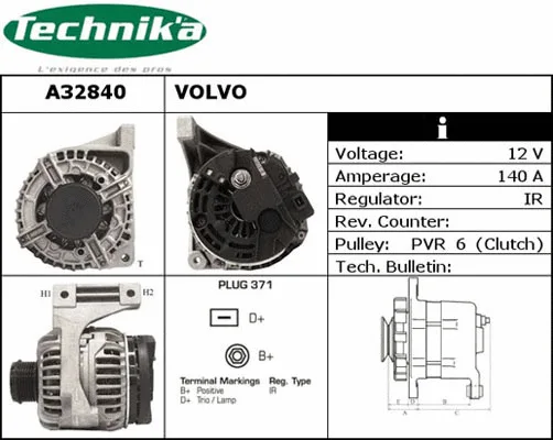 Alternateur Technika A32840