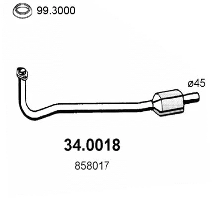 Catalyseur ASSO 34.0018