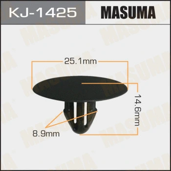 Clip, enjoliveur MASUMA KJ-1425