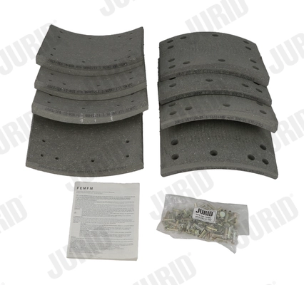 Kit de garnitures de frein, frein à tambour JURID 1903611070