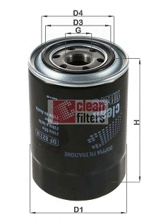 Filtre à huile CLEAN FILTERS DF 827/A