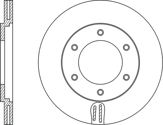 Disque de frein FIT FR0139V