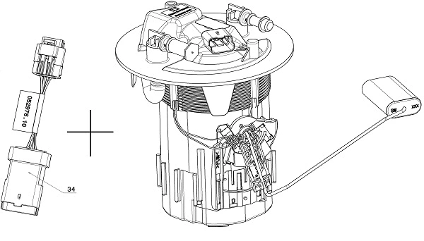 unité d'alimentation de carburant AIS AIS00139