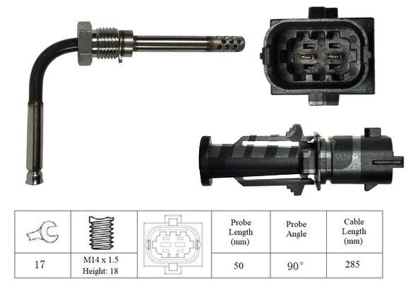 Capteur, température des gaz LEMARK LXT145