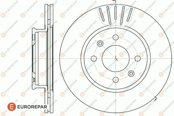Disque de frein EUROREPAR 1622816180