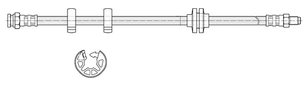 Flexible de frein CEF 516997
