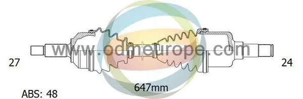 Arbre de transmission 4X4 ESTANFI EST-18-161101