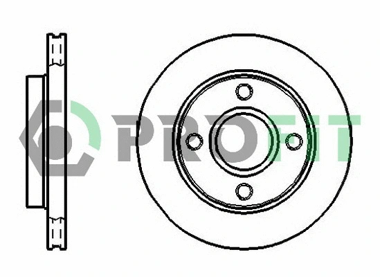Disque de frein PROFIT 5010-0766