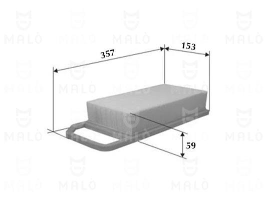 Filtre à air AKRON-MALÒ 1500289