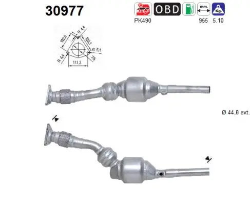 Catalyseur AS 30977