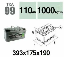 Batterie de démarrage Technika TKA99
