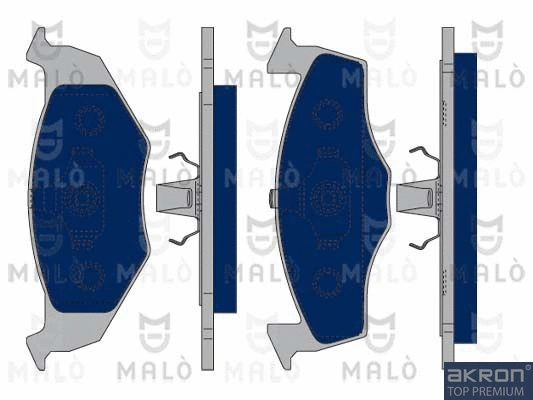 Kit de plaquettes de frein, frein à disque AKRON-MALÒ 1050091