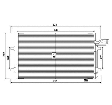 Condenseur, climatisation PowerMax 7110525