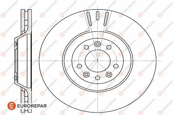 Disque de frein EUROREPAR 1618864680