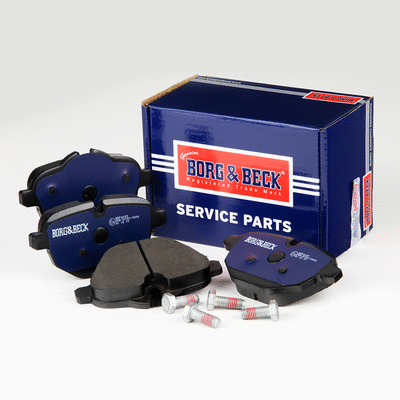 Kit de plaquettes de frein, frein à disque BORG & BECK BBP2225