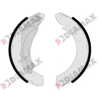 Jeu de mâchoires de frein DIAMAX N01018