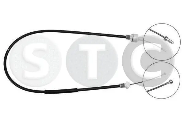 Tirette à câble, commande d'embrayage STC T481660