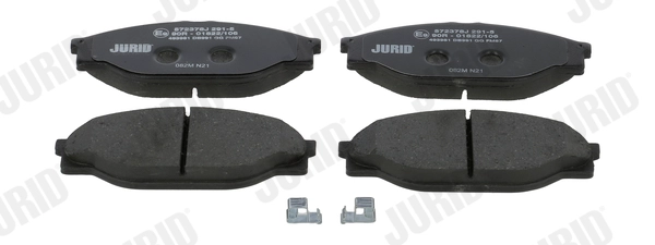 Kit de plaquettes de frein, frein à disque JURID 572378J