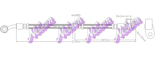 Flexible de frein KAWE H6985