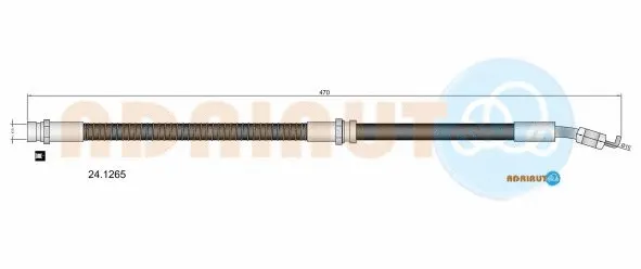 Flexible de frein ADRIAUTO 24.1265