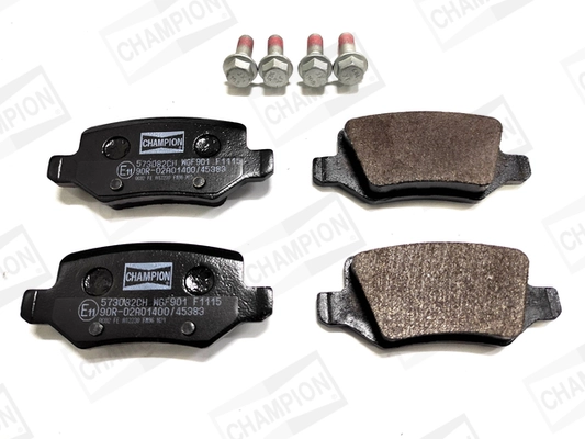 Kit de plaquettes de frein, frein à disque CHAMPION 573082CH
