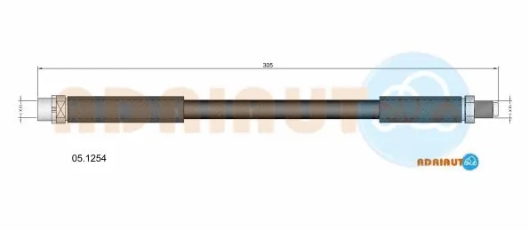 Flexible de frein ADRIAUTO 05.1254
