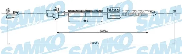 Câble d'accélération SAMKO C0093A