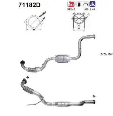 Catalyseur AS 71182D