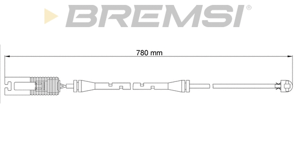Contact d'avertissement, usure des plaquettes de frein BREMSI WI0515