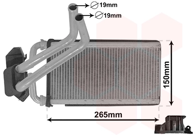 Système de chauffage VAN WEZEL 07006140