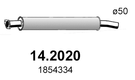 Silencieux avant ASSO 14.2020