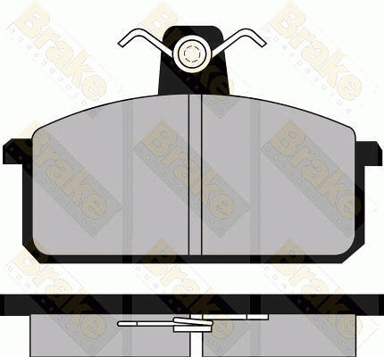 Kit de plaquettes de frein, frein à disque Brake ENGINEERING PA350