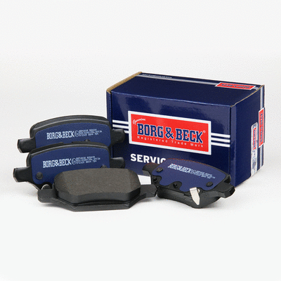 Kit de plaquettes de frein, frein à disque BORG & BECK BBP2838