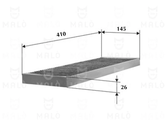 Filtre, air de l'habitacle AKRON-MALÒ 1530082