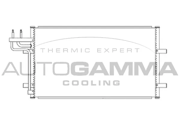 Condenseur, climatisation AUTOGAMMA 103426