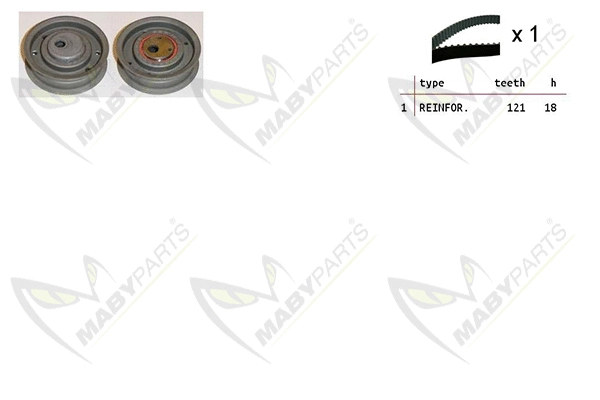 Kit de courroie crantée MABYPARTS OBK010282