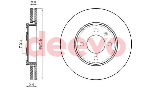 Disque de frein DEEVO BD14160